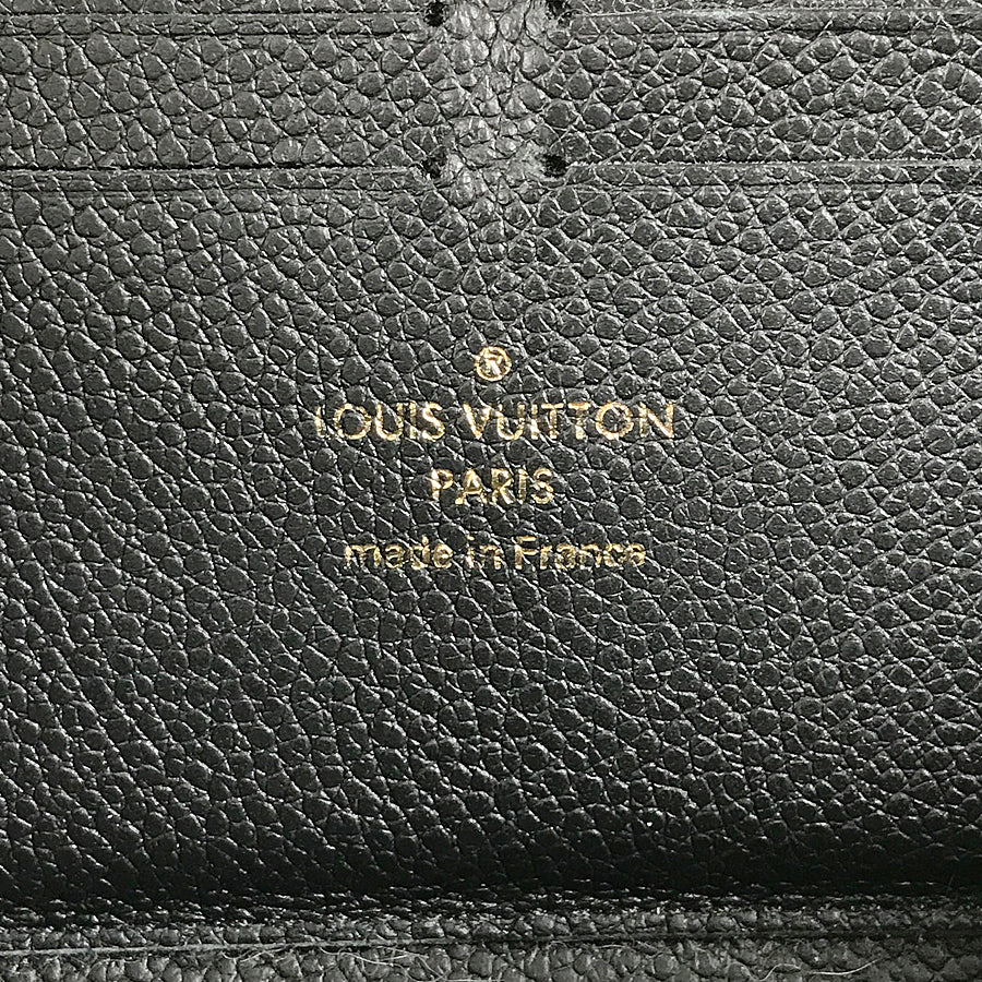 LOUIS VUITTON Monogram Empreinte Portefeuille Clemence M60171 Long wallet Round zipper