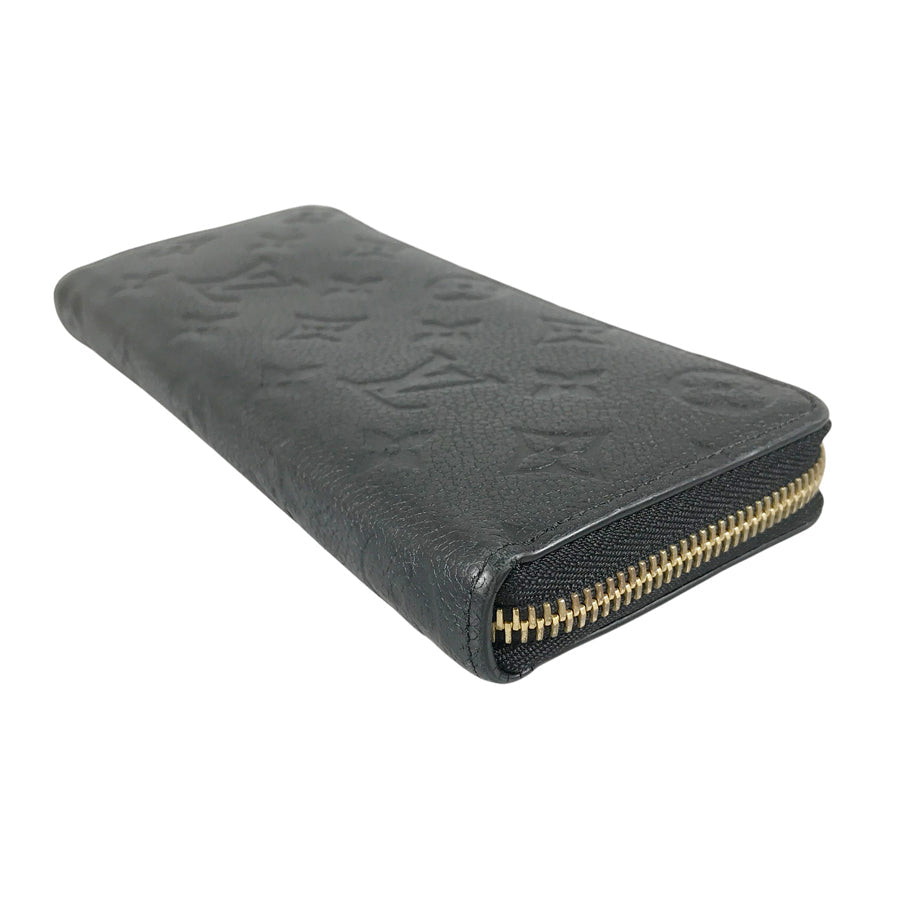 LOUIS VUITTON Monogram Empreinte Portefeuille Clemence M60171 Long wallet Round zipper