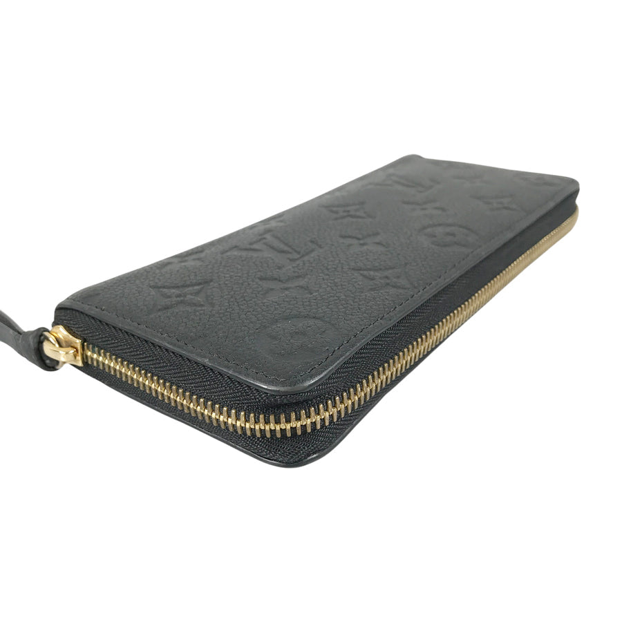 LOUIS VUITTON Monogram Empreinte Portefeuille Clemence M60171 Long wallet Round zipper