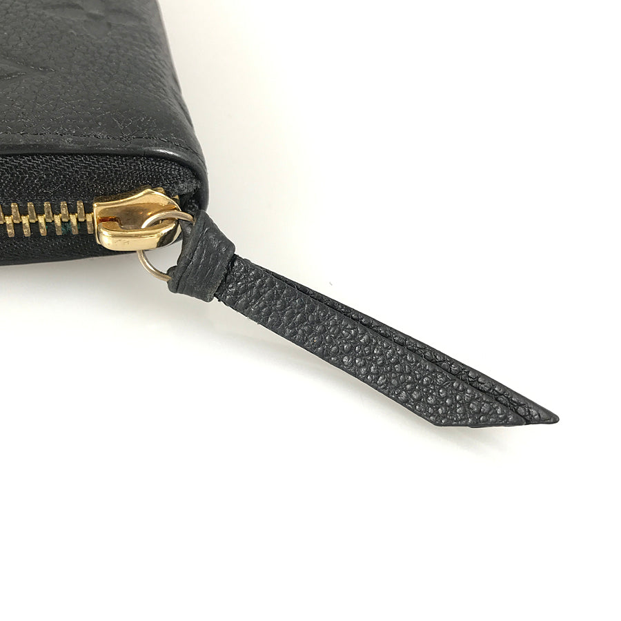 LOUIS VUITTON Monogram Empreinte Portefeuille Clemence M60171 Long wallet Round zipper