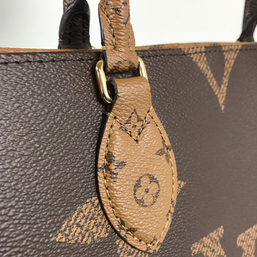 LOUIS VUITTON Monogram Giant Monogram Reverse Giant On The Go MM M45321 Tote bag