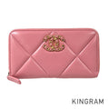 CHANEL Chanel 19 Small AP0948 Long wallet Round zipper