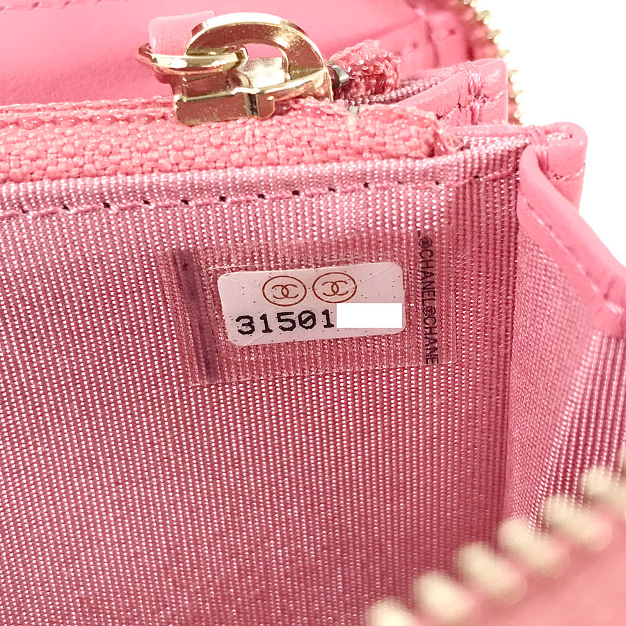 CHANEL Chanel 19 Small AP0948 Long wallet Round zipper