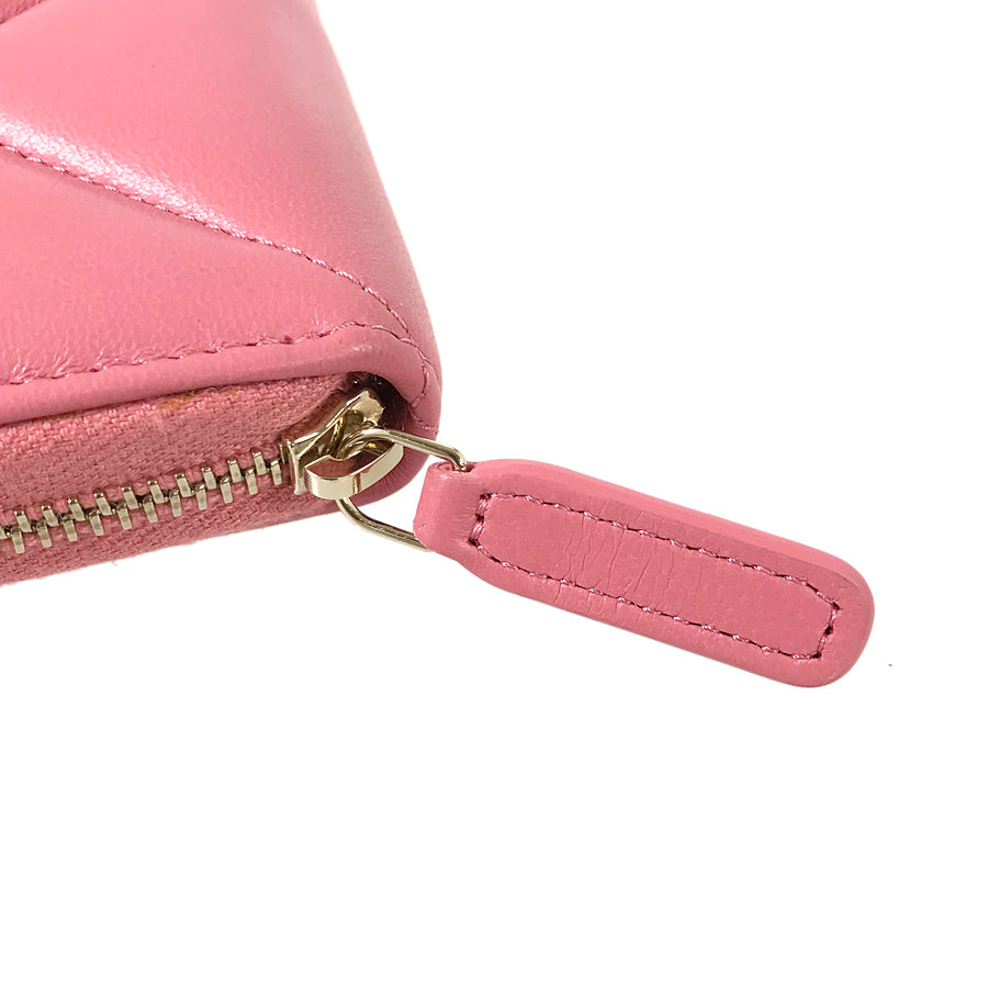 CHANEL Chanel 19 Small AP0948 Long wallet Round zipper