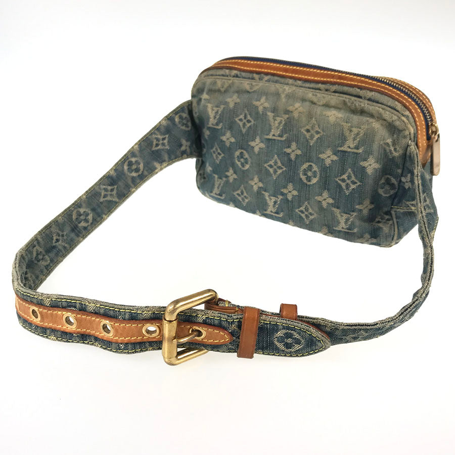 LOUIS VUITTON Monogram Denim Bumbag M95347 Waist pouch