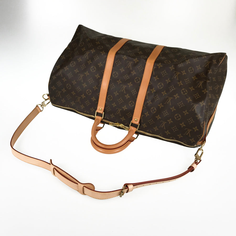 LOUIS VUITTON Monogram Keepall Bandouliere 55 M41414 Boston bag