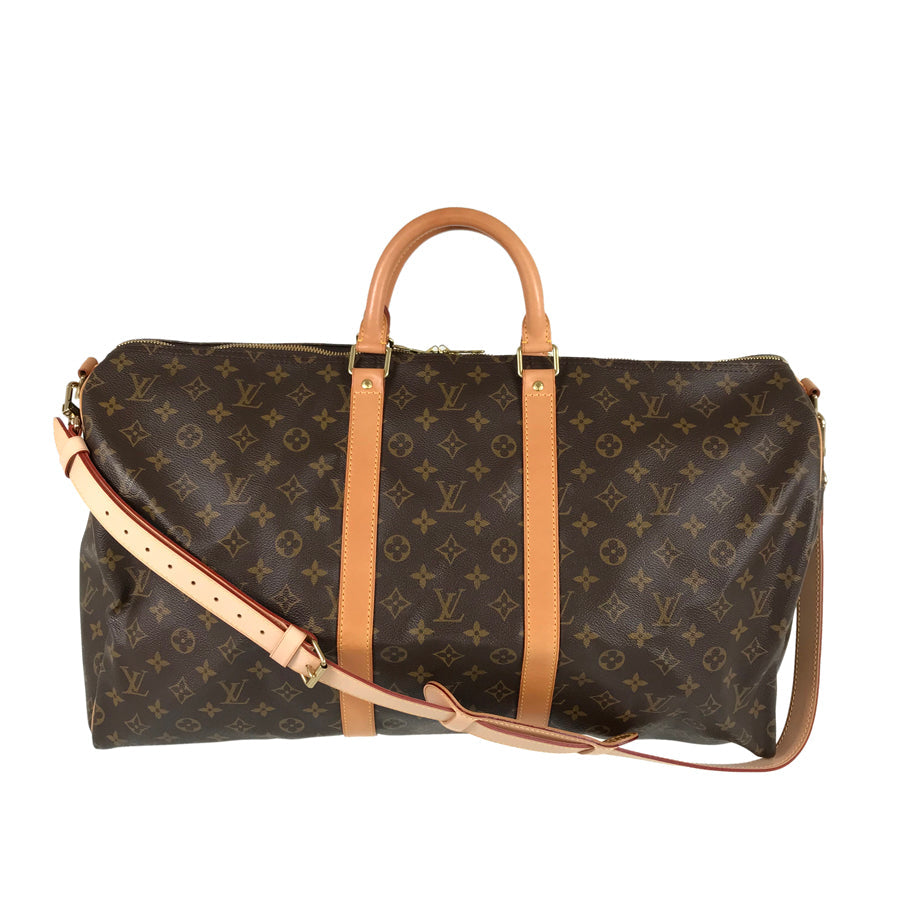 LOUIS VUITTON Monogram Keepall Bandouliere 55 M41414 Boston bag