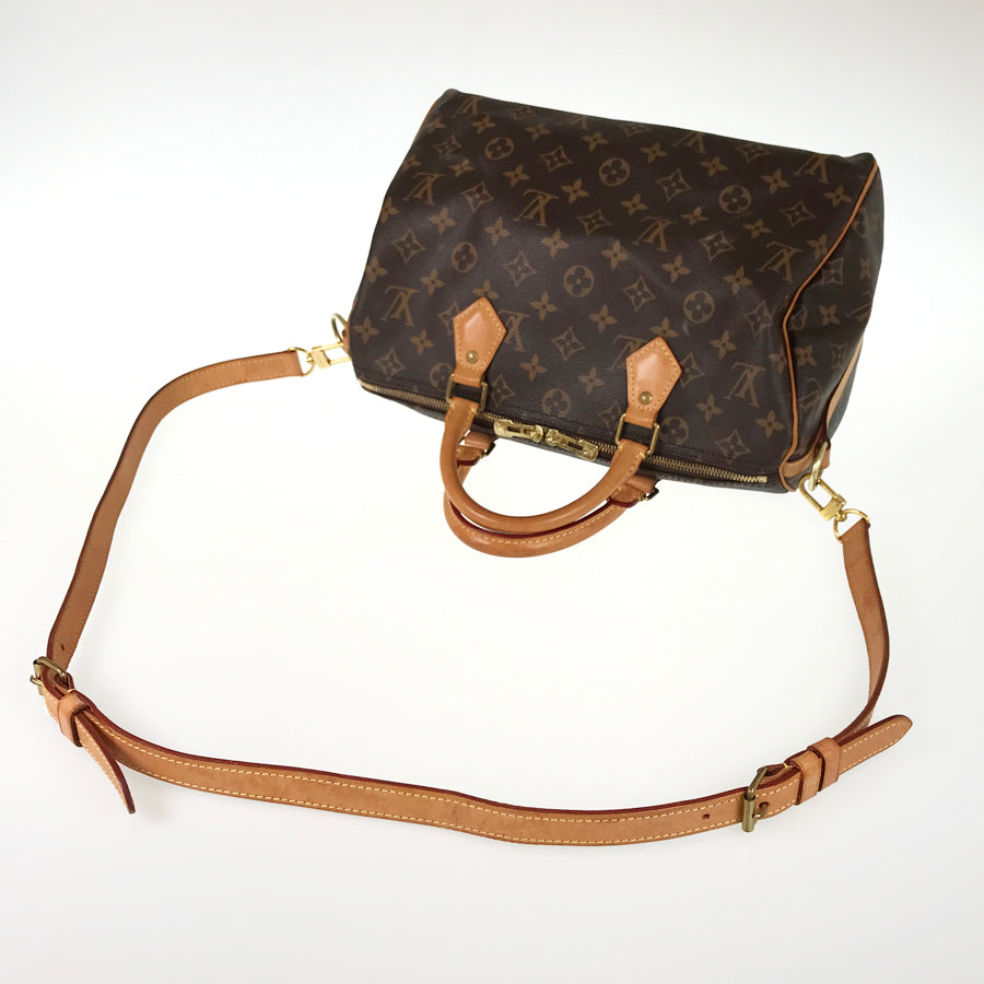 LOUIS VUITTON Monogram Speedy Bandouliere 30 M41112 Hand bag
