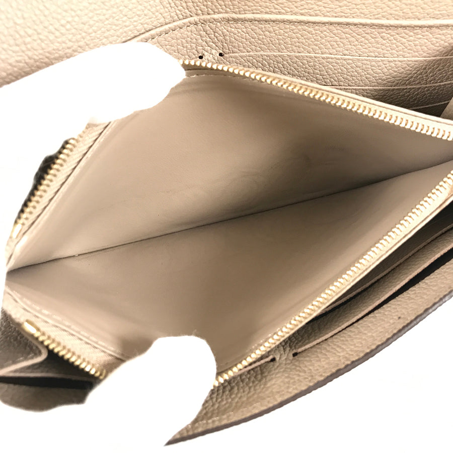 LOUIS VUITTON Monogram Empreinte Bicolor Portefeuille Sarah NM M81049 Long wallet Folding cover lid