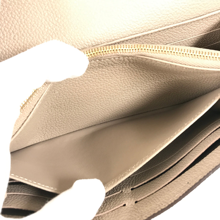 LOUIS VUITTON Monogram Empreinte Bicolor Portefeuille Sarah NM M81049 Long wallet Folding cover lid