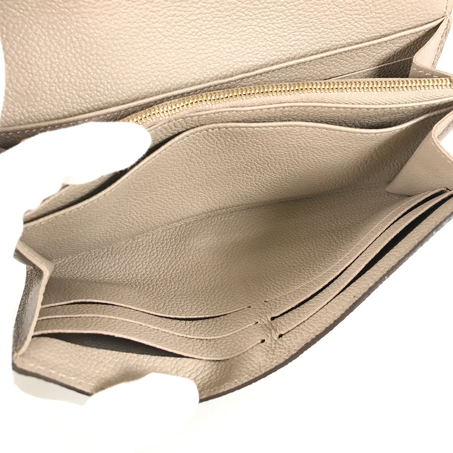 LOUIS VUITTON Monogram Empreinte Bicolor Portefeuille Sarah NM M81049 Long wallet Folding cover lid