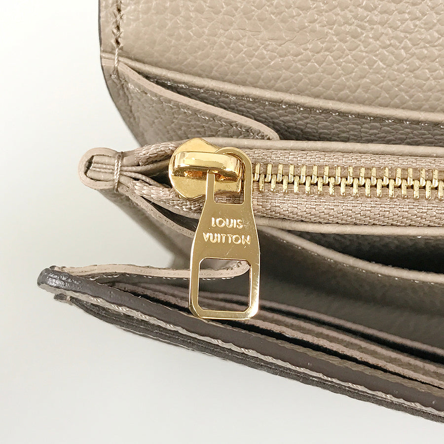LOUIS VUITTON Monogram Empreinte Bicolor Portefeuille Sarah NM M81049 Long wallet Folding cover lid