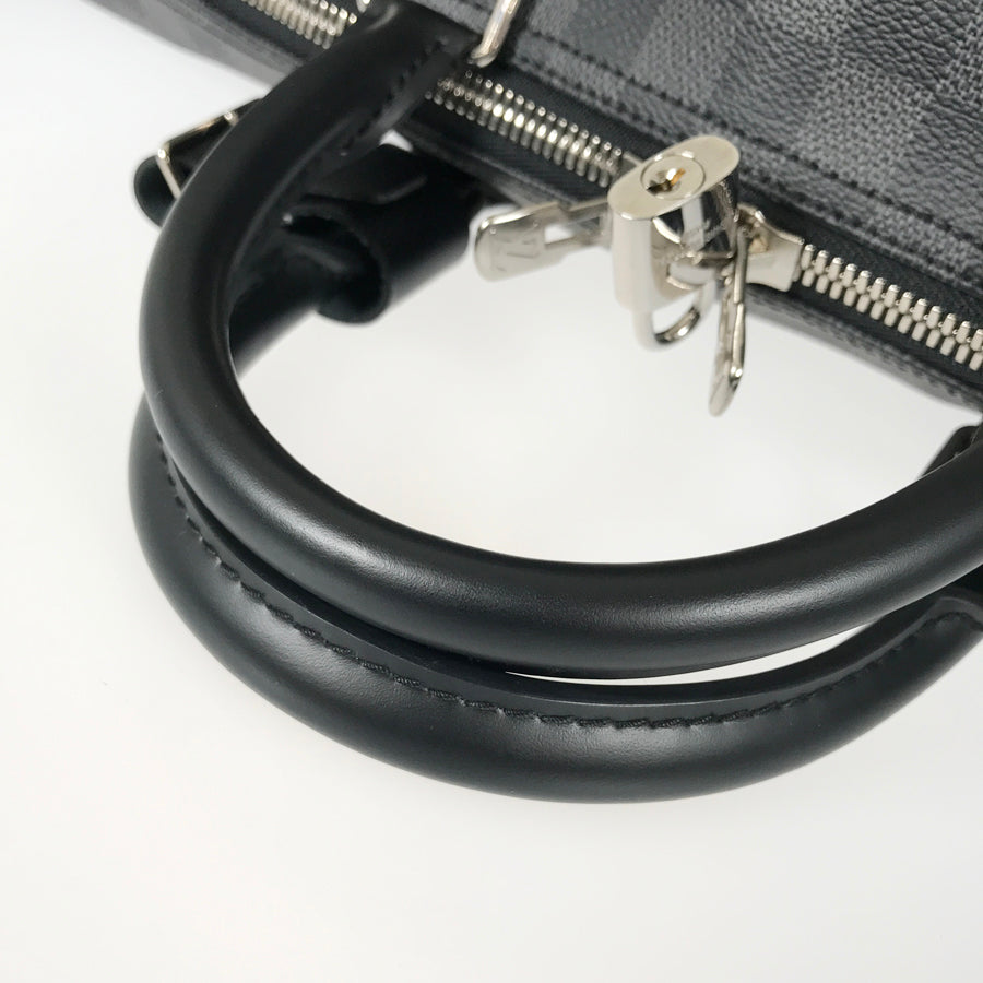 LOUIS VUITTON Damier Graphite Keepall Bandouliere 55 N41413 Boston bag