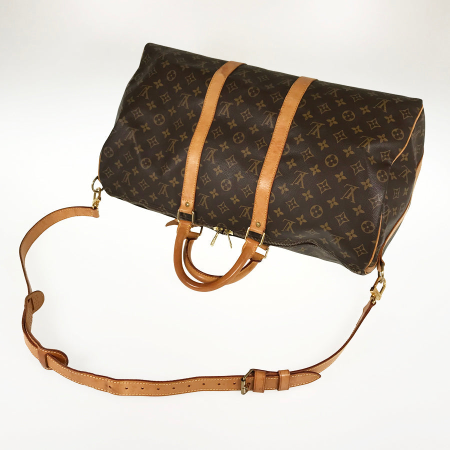 LOUIS VUITTON Monogram Keepall Bandouliere 50 M41416 Boston bag