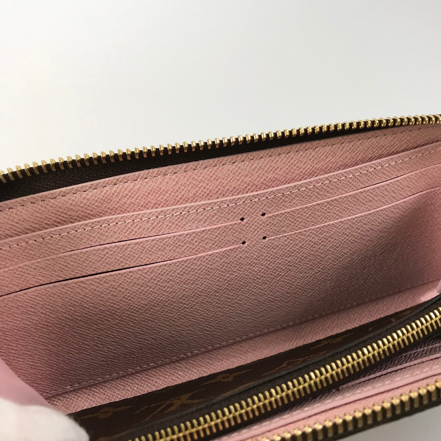 LOUIS VUITTON Monogram Portefeuille Clemence M61298 Long wallet Round zipper