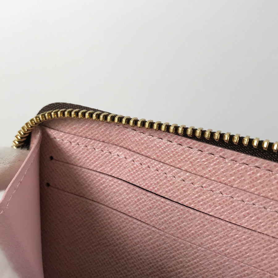 LOUIS VUITTON Monogram Portefeuille Clemence M61298 Long wallet Round zipper