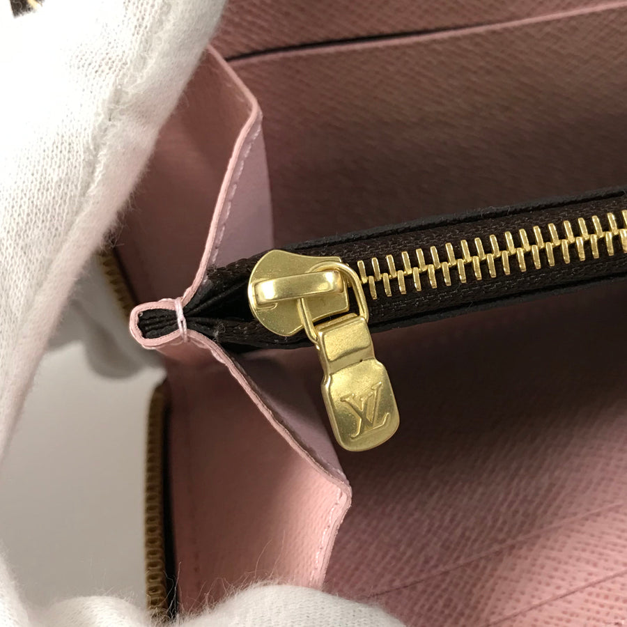 LOUIS VUITTON Monogram Portefeuille Clemence M61298 Long wallet Round zipper