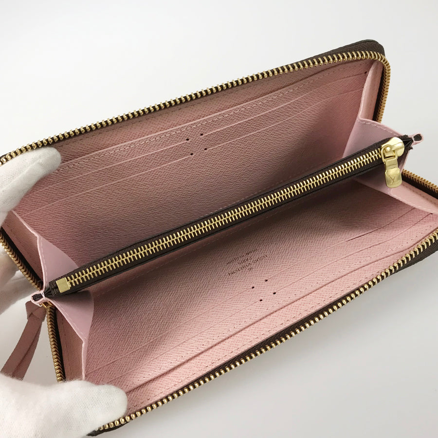 LOUIS VUITTON Monogram Portefeuille Clemence M61298 Long wallet Round zipper