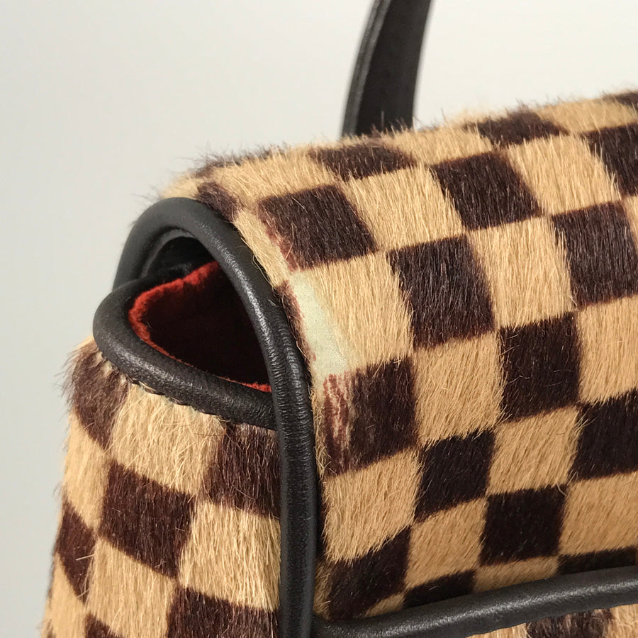 LOUIS VUITTON Damier Sauvage Lion M92131 Hand bag