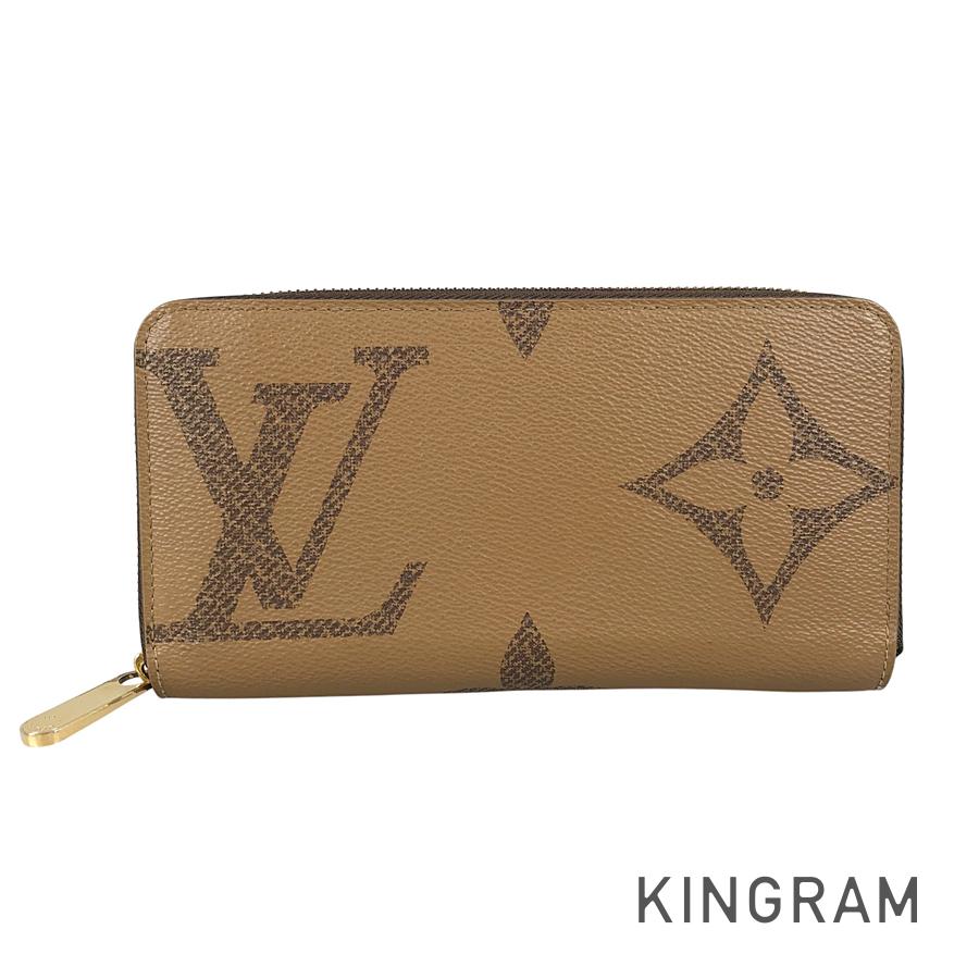 LOUIS VUITTON Monogram Giant Reverse Zippy Wallet M67687 Long wallet Round zipper