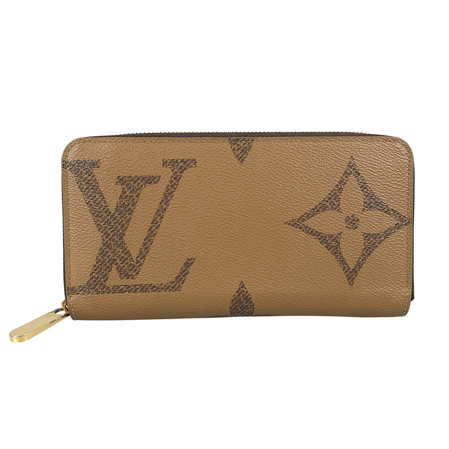 LOUIS VUITTON Monogram Giant Reverse Zippy Wallet M67687 Long wallet Round zipper