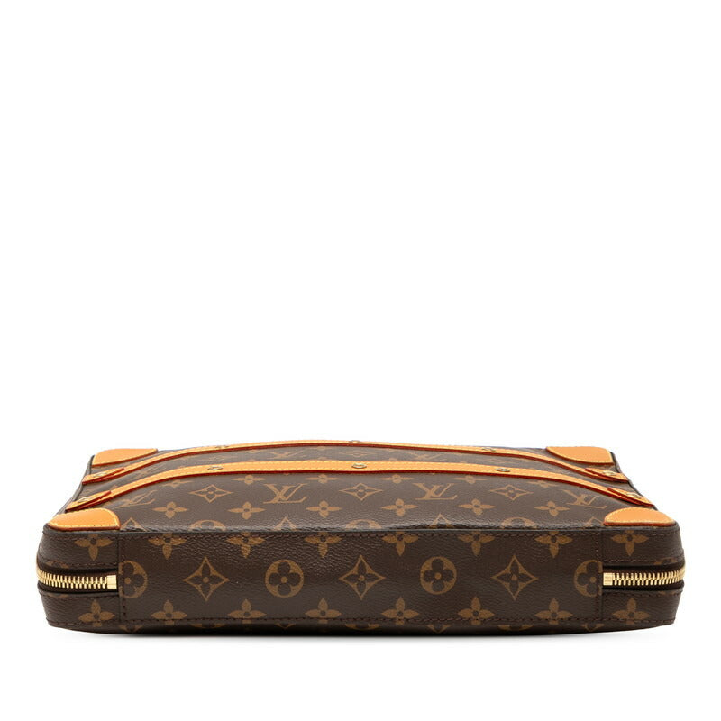 Louis Vuitton Soft Trunk Messenger MM Monogram Shoulder Bag
