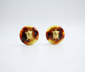 Chanel Vintage 97P Tortoise Shell Clip-on Earrings