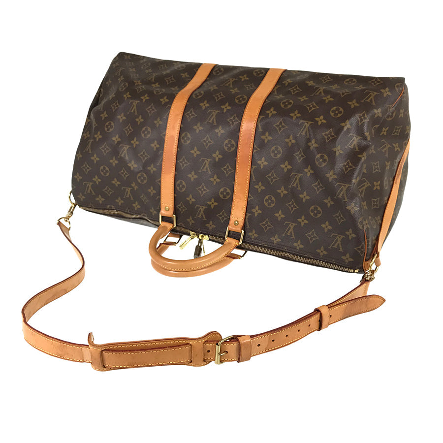 LOUIS VUITTON Monogram Keepall Bandouliere 55 M41414 Boston bag