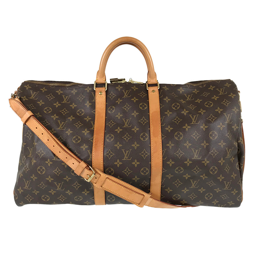 LOUIS VUITTON Monogram Keepall Bandouliere 55 M41414 Boston bag