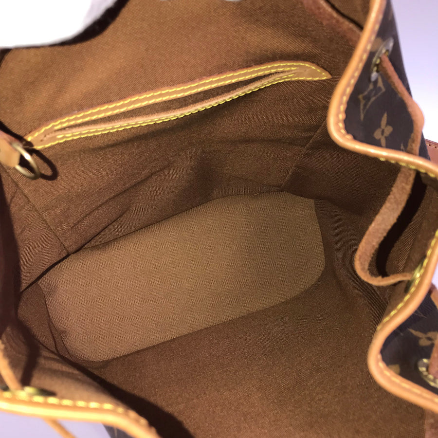 LOUIS VUITTON Monogram Montsouris MM M51136 Backpack