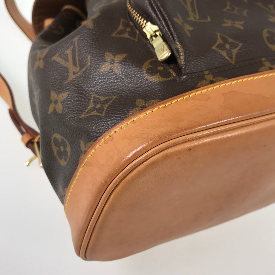 LOUIS VUITTON Monogram Montsouris MM M51136 Backpack