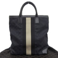 Gucci Canvas Leather Handbag Tote