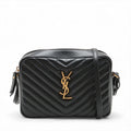 Saint Laurent Black Quilted Leather Lou Camera Bag [Clearance Sale]