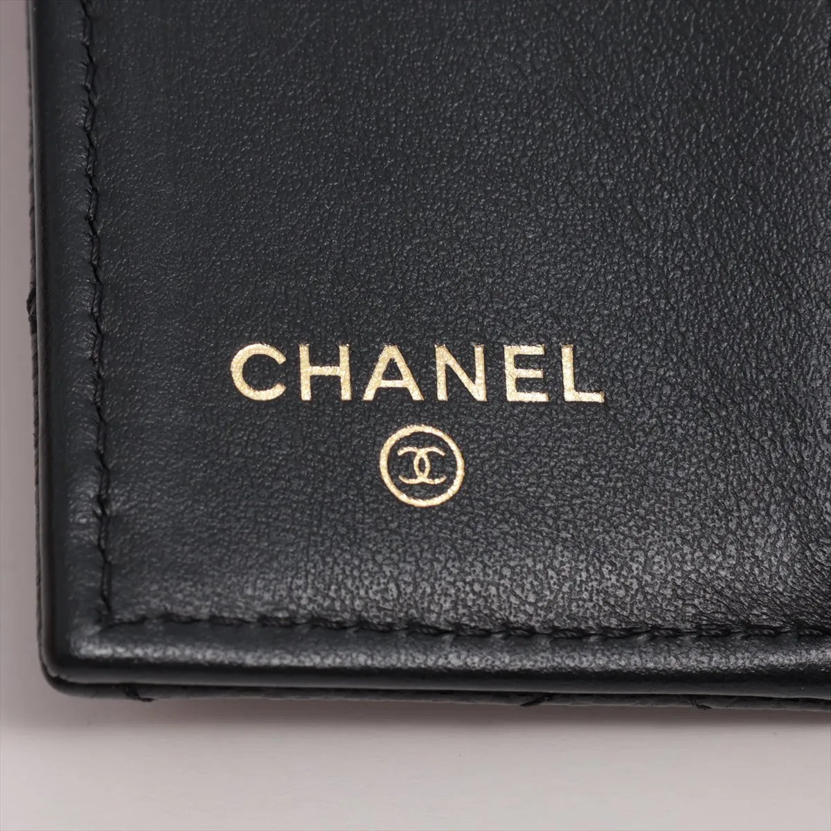 Chanel Black Caviar Calfskin Compact Wallet [Clearance Sale]