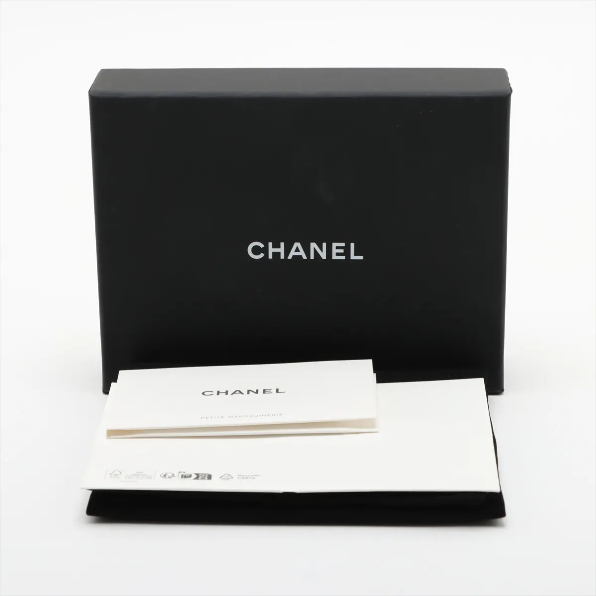 Chanel Black Caviar Calfskin Compact Wallet [Clearance Sale]