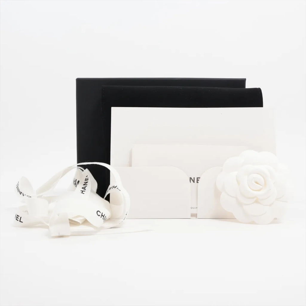 Chanel Black Caviar Calfskin Compact Wallet [Clearance Sale]