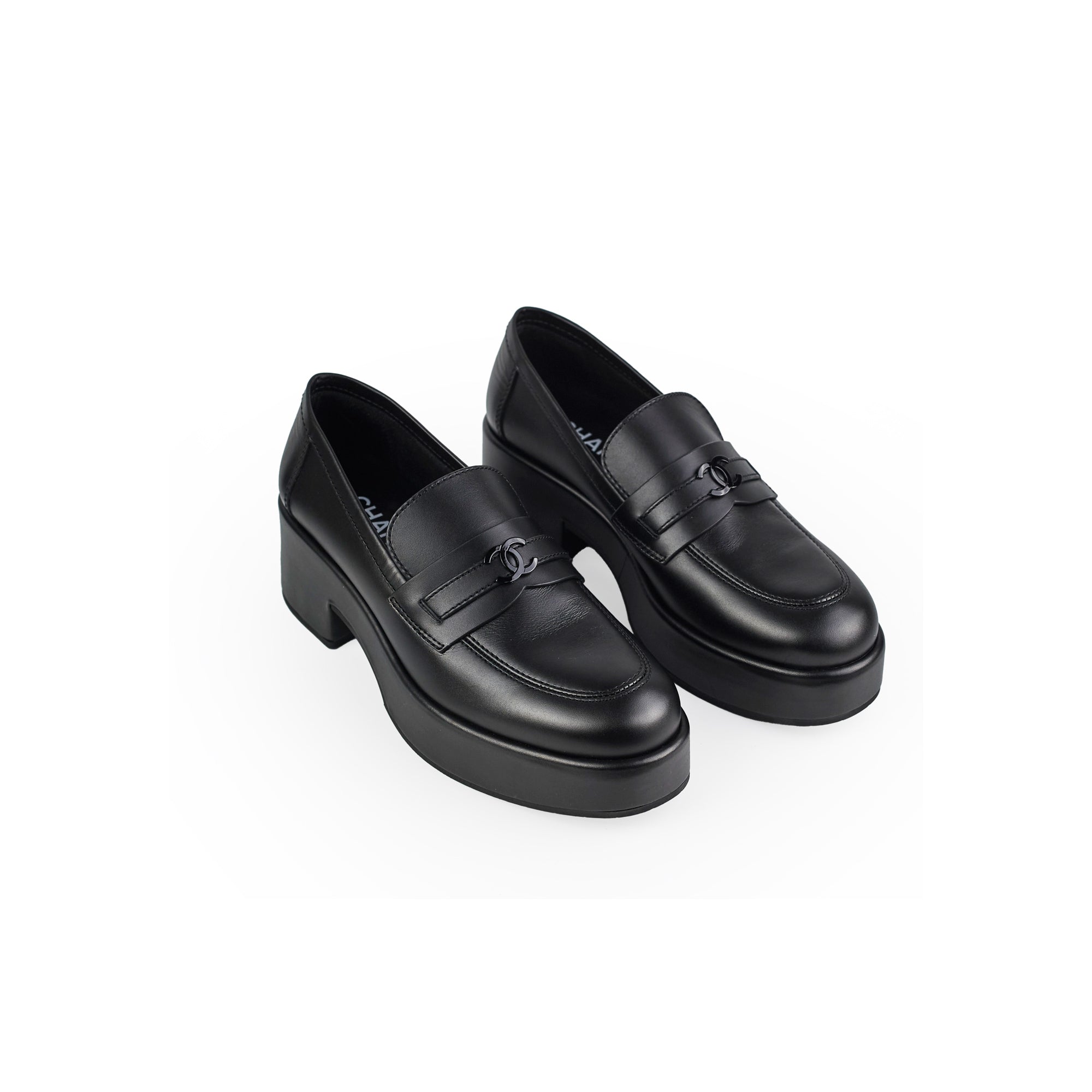 Chanel Interlocking Loafer Shoes Size 41