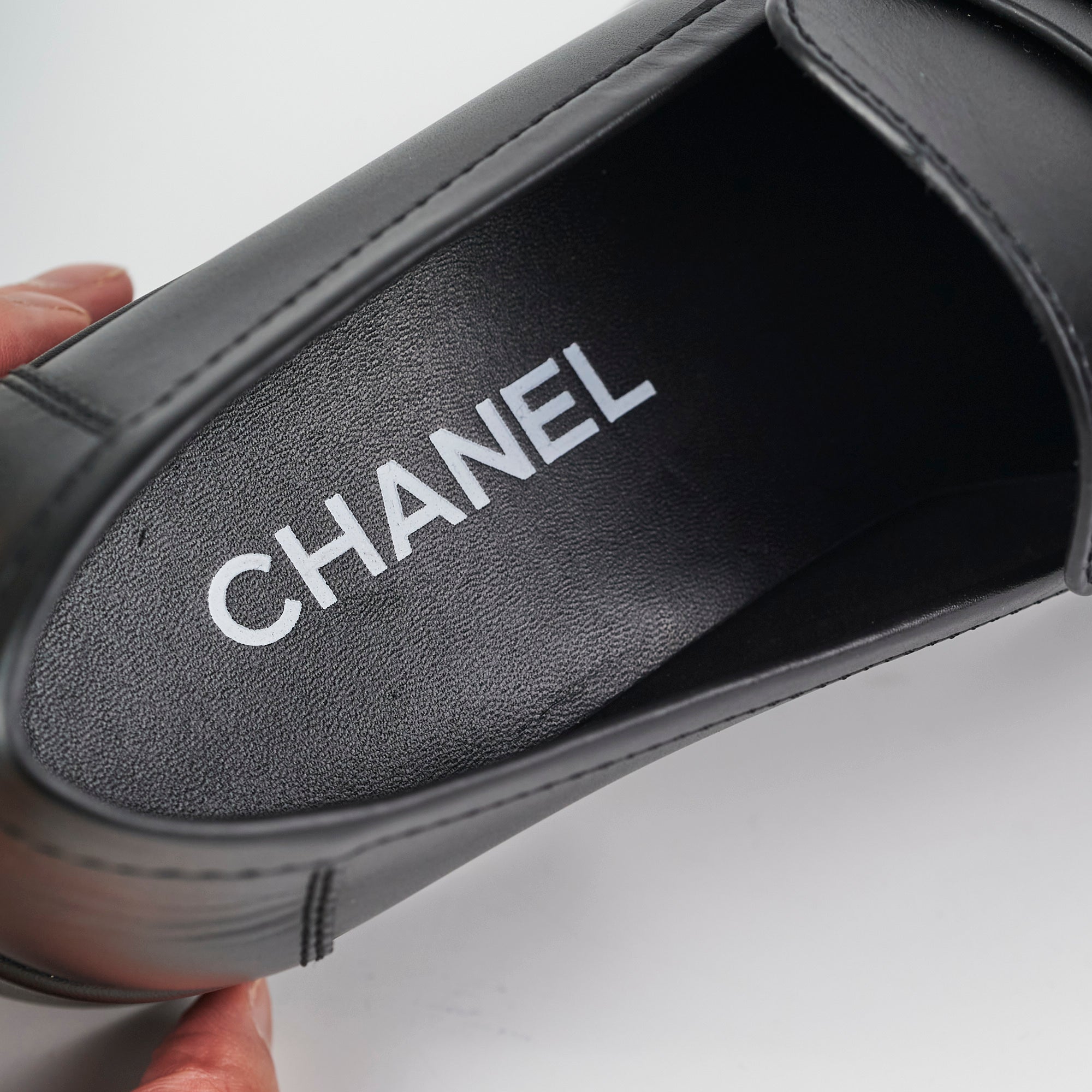 Chanel Interlocking Loafer Shoes Size 41