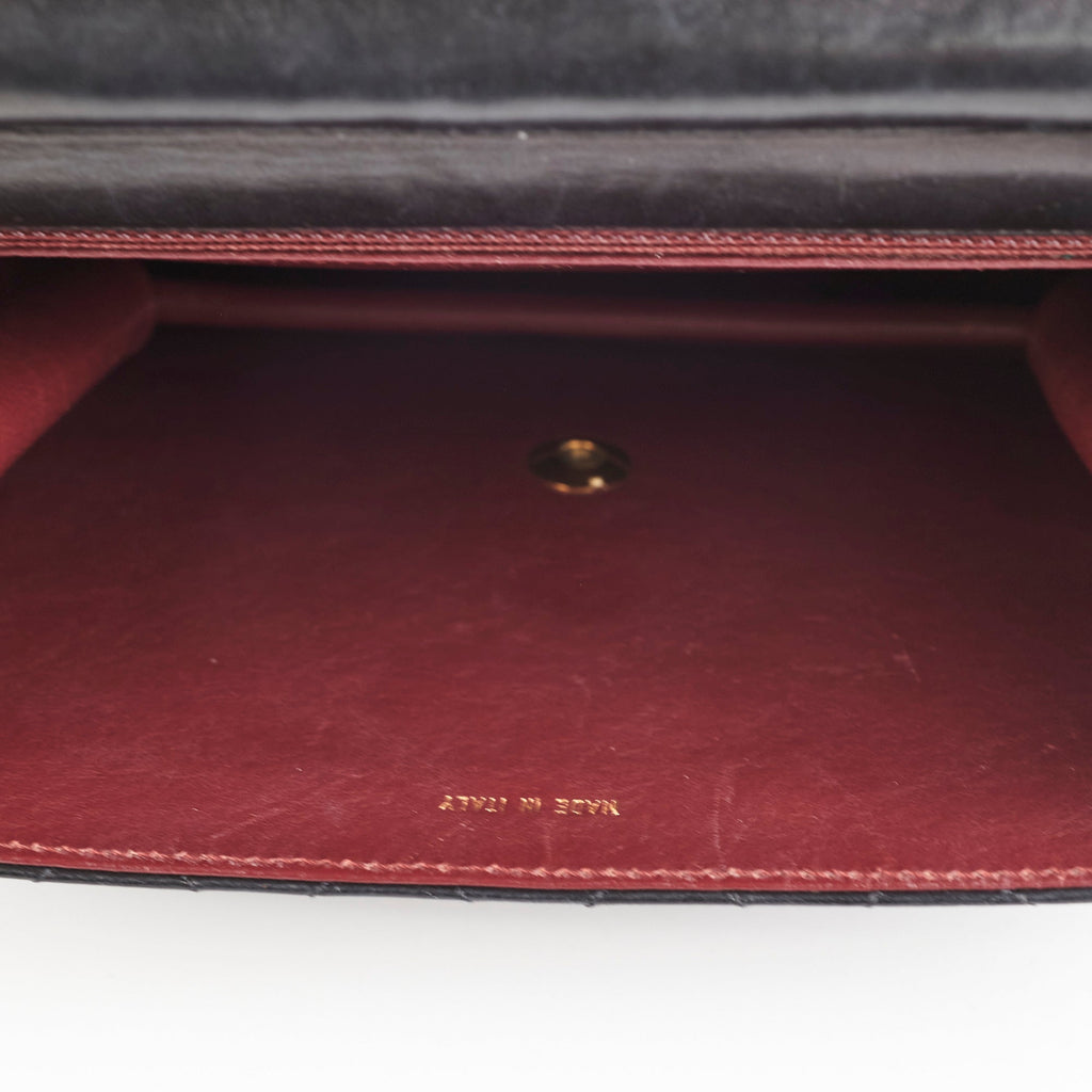 ITEM 29 - Chanel Vintage Square Flap Lambskin Black- Series 5