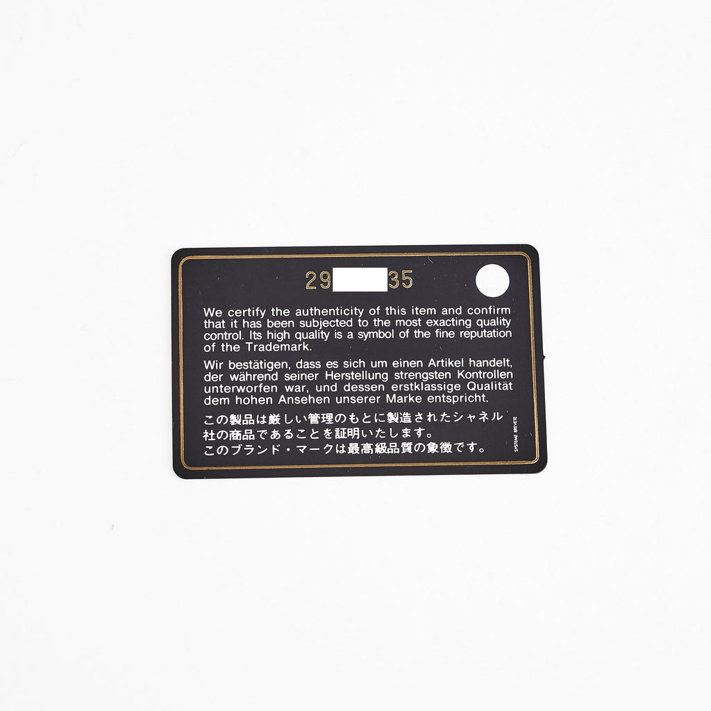 Chanel Fold Caviar Black Wallet