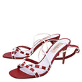 Valentino Bicolor Free Rockstud Crisscross Sandal 36.5