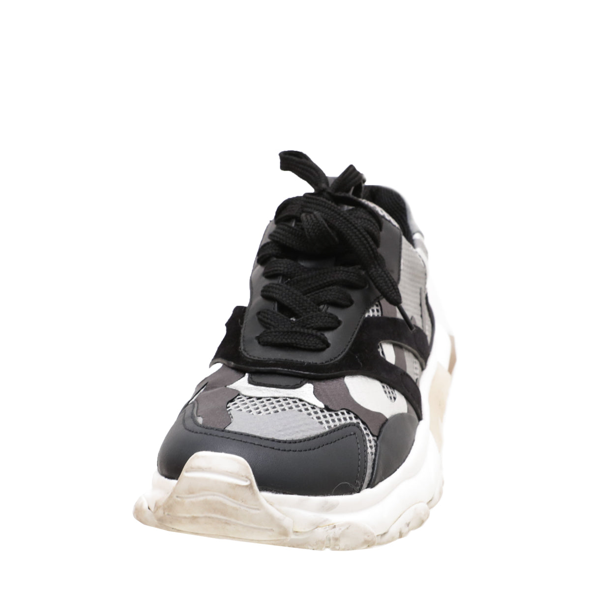 Valentino Tricolor Camou Bounce Sneakers 38.5