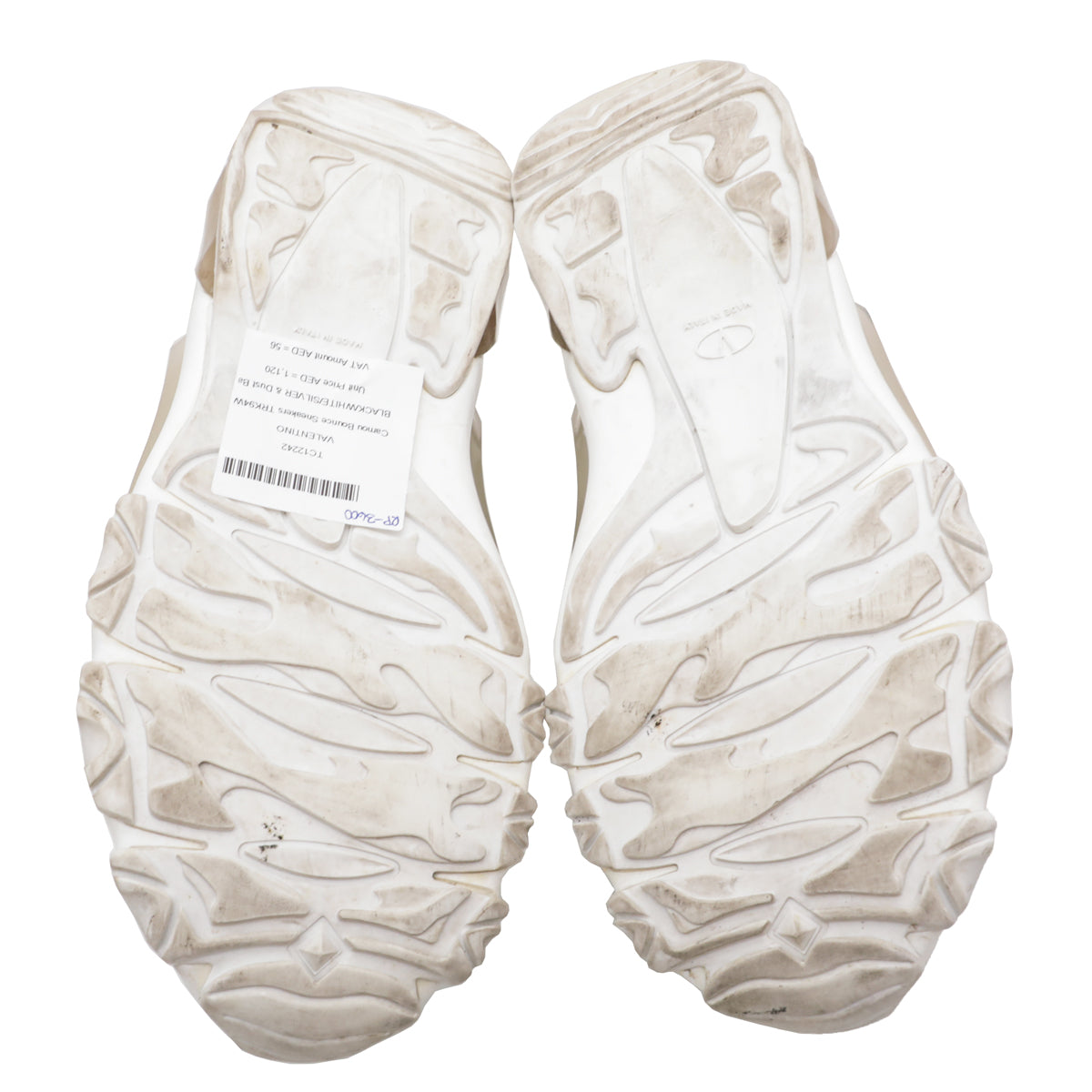 Valentino Tricolor Camou Bounce Sneakers 38.5