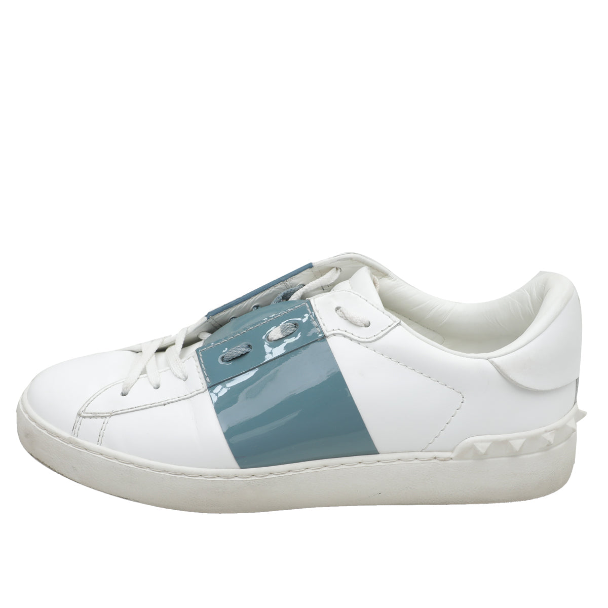 Valentino Bicolor Open Stripe Sneaker 40