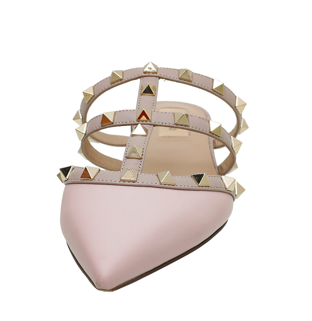Valentino Water Rose Rockstud Mule 37