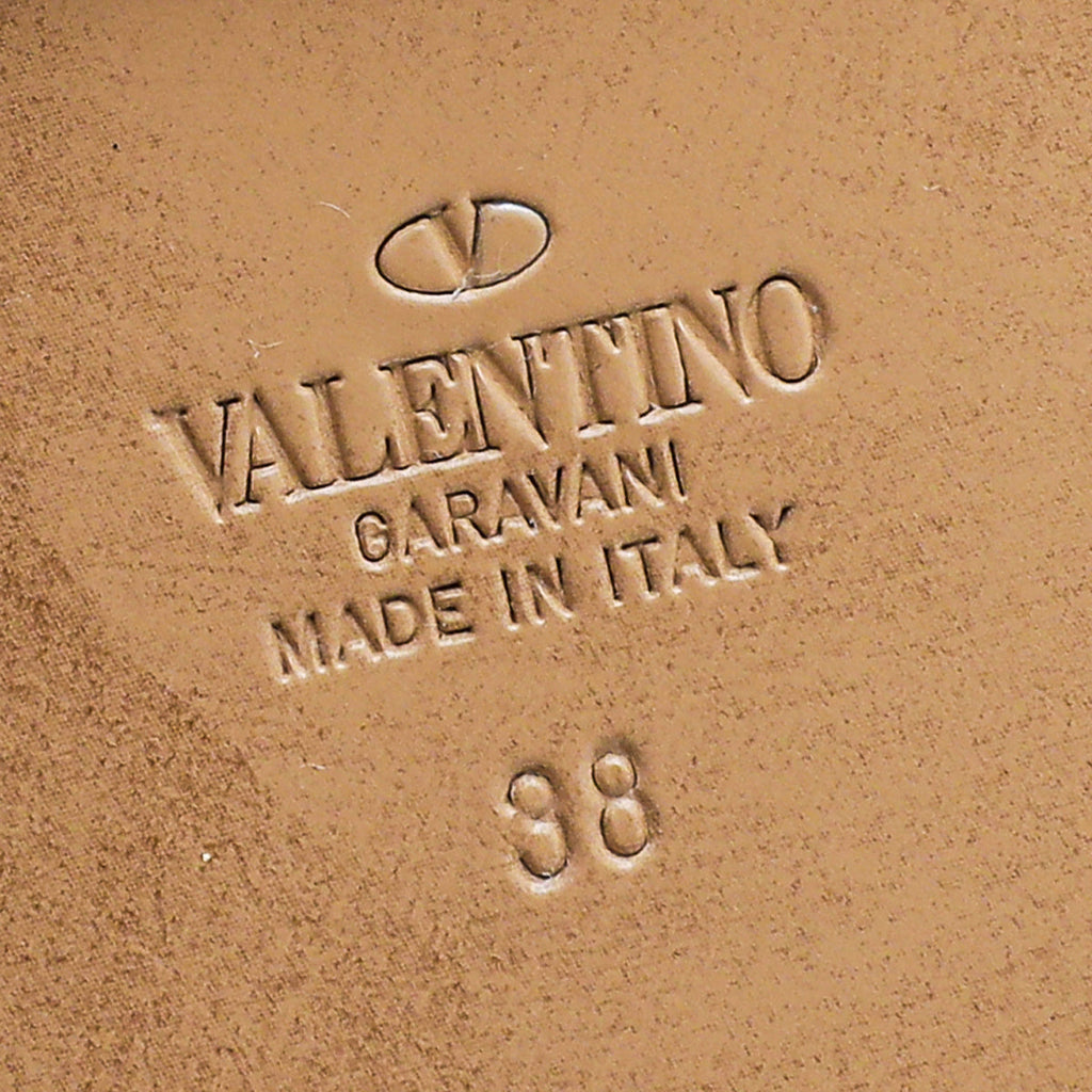 Valentino Skin Rockstud Thong Flat T-Strap Sandal 38