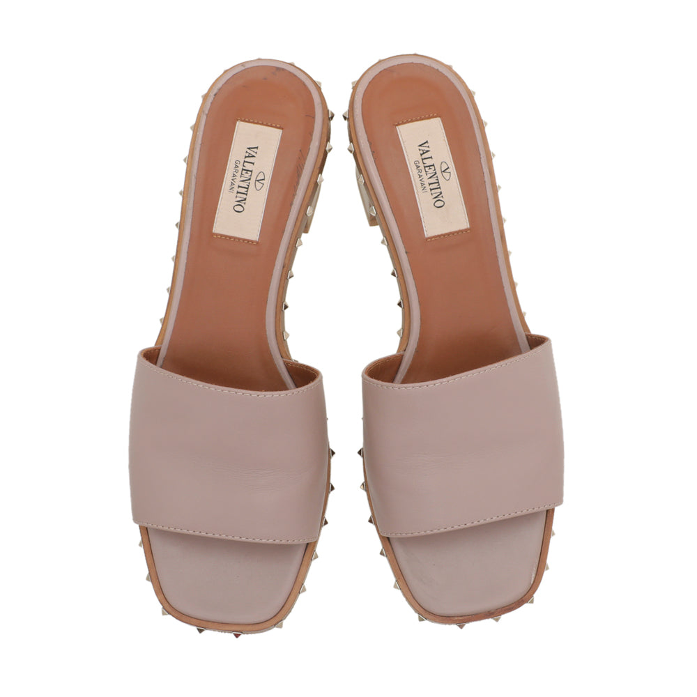 Valentino Poudre Soul Rockstud Mules 36