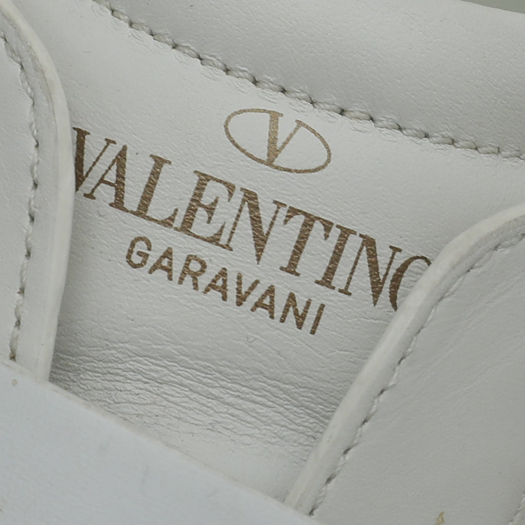 Valentino White V Punk Sneaker 41