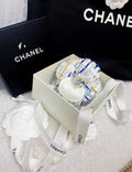 CHANEL Camellia Tweed Brooch Multicolour