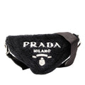 Prada Terry Triangle Fabric Shoulder Bag